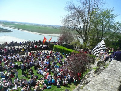 29.Pique nique au jardin de l'île des bas sur le Mont